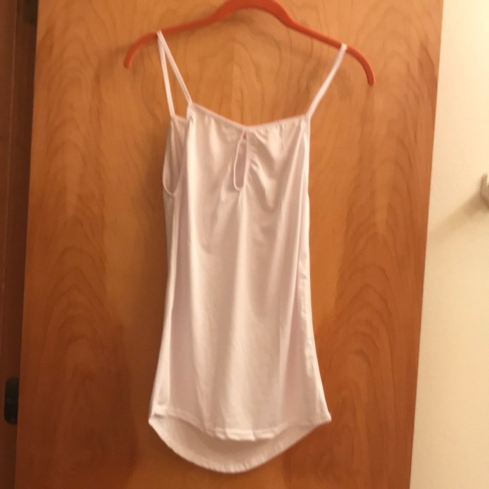 White poly tank